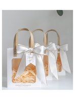 Custom Logo Printed Biodegradable Recyclable Wedding Thank You Gift Packaging Kraft Paper Gift Box with Processing Window