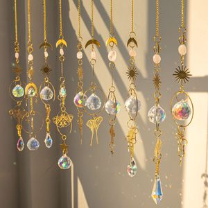 Atrapasueños de Cristal Art Deco con Efectos de Luz y Sombra, Decoración de Ventana con Arcoíris - Product Image 3