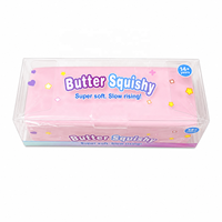 Bâton de beurre en gelée de pétrole, jouet sensoriel souple et modelable, sans rebond, emballage PVC transparent, 14+ ans