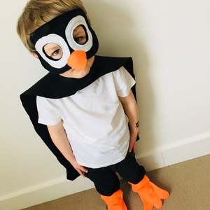 Masques d'animaux en feutre pour enfants, personnalisés, avec cordon élastique, mignons, de style dessin animé, pour fête d'enfants, Halloween, Baby Shower - Product Image 6