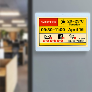 Module d'affichage E-Ink, étiquette électronique de rayonnage, signalétique de bureau, faible consommation d'énergie / affichage de bureau sans papier écoénergétique - Product Image 1