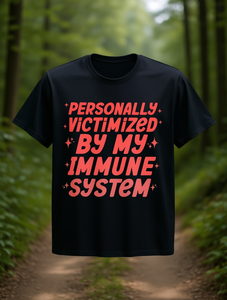 T-shirt per la sensibilizzazione sull'autoimmunità, girocollo, manica corta, unisex, taglie forti, casual, con applicazione geometrica, lavabile in lavatrice, in cotone - Product Image 2