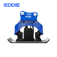 Compacteur vibrant hydraulique EDDIE modèle FVC10 avec une puissance d'impact de 80 kN pour la construction