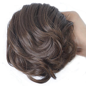 Prix d'usine pas cher Cheveux humains Messy Bun Accessoires Messy Human Grab Card Hair Bun - Product Image 6