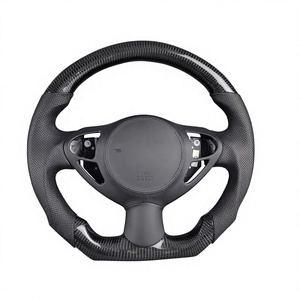 Volant sport en fibre de carbone et Alcantara avec éclairage LED pour Infiniti G35 G35X Fx35 M35 Nissan 350Z <span class=keywords><strong>370Z</strong></span> 2002 2003 2004 2005 2006 2007 - Product Image 5