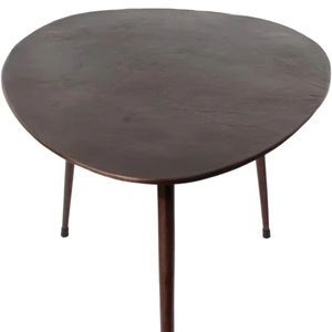 Industries Azora modernes Table basse pliable en fonte d'aluminium et table d'appoint pour le salon - Product Image 1