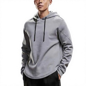 เสื้อสเวตเชิ้ตโอเวอร์ไซส์คุณภาพพรีเมียมแบบขายส่ง ทรงหลวมไหล่ตก สไตล์สปอร์ต เสื้อฮู้ดดี้สั่งทำได้ เสื้อผ้าผู้ชาย - Product Image 6