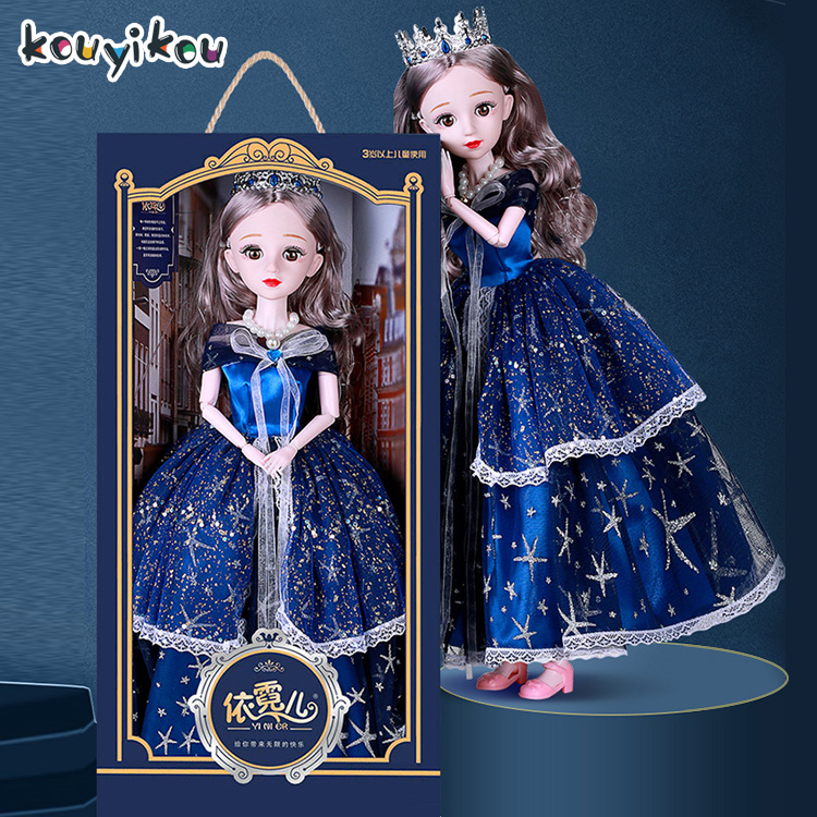 Kouyikou 60 см девочка игрушка имитация принцессы свадебная кукла игрушка детский подарок