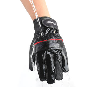 Kış PU iş eldivenleri su geçirmez yüzey ve sıcak polar astar açık emek ve soğuk hava için ayarlanabilir velcro bilek - Product Image 4