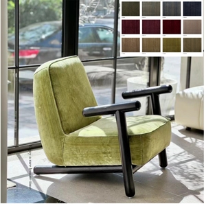 High-end Multi-Colored Striped <strong>Pattern</strong> Pillow Chair Upholstery <strong>Fabric</strong> Woven Velvet <strong>Fabric</strong> for <strong>Sofa</strong> - Product Image 1