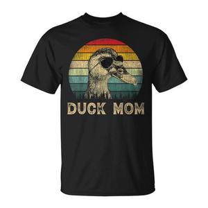 T-shirt vintage Duck Mom per gli amanti delle anatre, regalo per la festa della mamma - Product Image 1