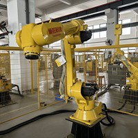 Brazo Robótico Industrial de Soldadura de 6 Ejes y 30 kg, Motor con Caja de Cambios Controlada por PLC, Alta Eficiencia, Resistente, Clasificación IP67, Precisión de 0.05 mm