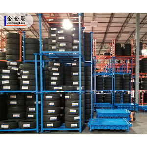 מתקן אחסון מתקפל נייד לצמיגי מטוסים עם מדף - Product Image 2