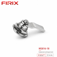 Loquet à compression MS816-18 SUS304/316 avec marquage ouvert/fermé |   Loquet étanche pour boîtiers industriels et applications ferroviaires