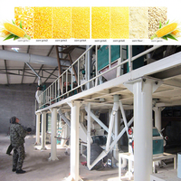 Machine à moudre le maïs hautement efficace de 60 tonnes, moulin à rouleaux pour maïs, ligne de production de farine