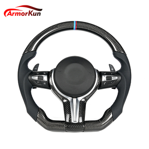 Volante in Fibra di Carbonio Premium Personalizzato con Impugnature Perforate per <span class=keywords><strong>BMW</strong></span> Serie <span class=keywords><strong>E</strong></span> F X1 X3 <span class=keywords><strong>X5</strong></span> - Product Image 6