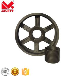 Poulies en fonte standard européennes MIGHTY à courroie trapézoïdale avec plusieurs rainures, alésage 10 mm, diamètre extérieur 50 mm, personnalisables, support OEM/ODM/OBM - Product Image 3