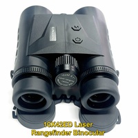 Jumelles laser étanches 10X42ED pour le golf, portée 1800m, mode d'angle métallique, pour la chasse et la topographie extérieure