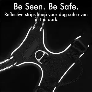 Manufacturers Custom Logo <strong>Reflective</strong> Adjustable <strong>Dog</strong> Leash and <strong>Harness</strong> Set Luxury Custom No Pull <strong>Dog</strong> <strong>Harness</strong> Set Pet <strong>Harnesses</strong> - Product Image 4