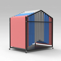 Support de rangement pour tapis de yoga, organiseur multifonctionnel pour salle de sport et maison, studio de yoga et de danse, étagère de tri et de rangement multi-niveaux, du sol au plafond