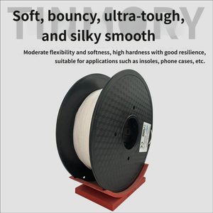เส้นพลาสติก TPE 85A คุณภาพพรีเมียม สำหรับเครื่องพิมพ์ 3 มิติ ขนาด 1.75 มม. น้ำหนัก 0.5 กก. แบบ FDM สำหรับ Bambulab 240C HPF BK500 - Product Image 5