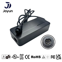 Chargeur de batterie PHYLION 5 broches 88W pour batterie lithium /Joycube E-bike 42V2A, entrée universelle, multiprotection EU/JP