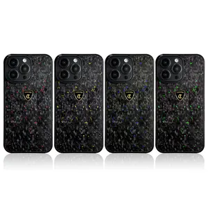 TENCHEN Christmas Promotion Classic Design Real Carbon Fiber Phone Case for iPhone for Samsung for Xiaomi
