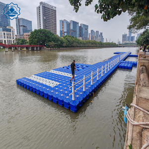 Plateforme flottante modulaire en PEHD moulé par soufflage pour passerelles, pontons, quais, jet-skis, quais flottants, marinas et équipements marins - Product Image 4