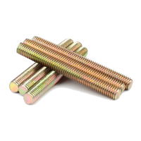 High Quality Factory Price DIN975 DIN976 Galvanized Threaded Rod SS304 18-8 M10x1000mm All Thread Threaded Rod bar Stud Bolts