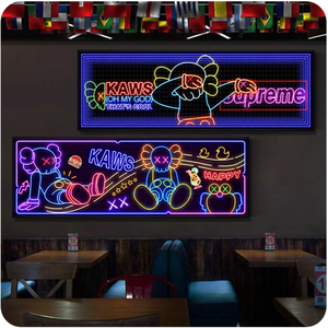 Custom Large 3D Logo Infinity <b>Mirror</b> Astronaut LED Neon Sign UV Print Pattern Green Remote IP65 Glass Office Shops Companies - Product Image 6