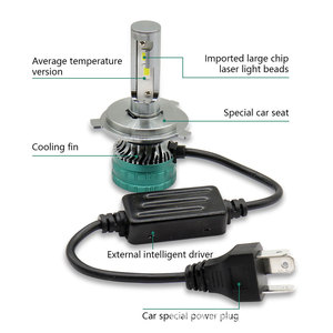 ไฟหน้า LED H7 H11 30000 ลูเมน 65 วัตต์ หลอดทองแดงคู่ กำลังสูง สำหรับไฟรถยนต์ - Product Image 3