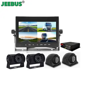 720P 1080P HD voiture aide à l'inversion étanche 4CH SD MDVR Kits avec 4g3g wifi GPS pour véhicule électronique automatique avec moniteur 7 pouces