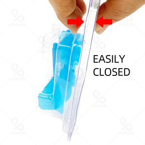 PENPEN Plumes de fléchettes sportives en plastique durable, forme de fléchette, queue transparente, anti-lancer, 2BA, personnalisables, violet, 3 pièces/boîte - Product Image 3