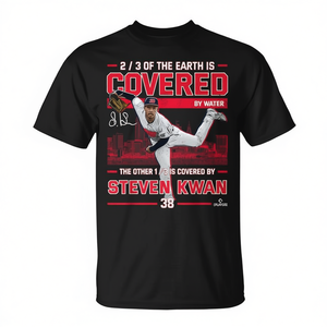 T-shirt Steven Kwan Cleveland Baseball Mlbpa noir style maillot 38 - Product Image 2