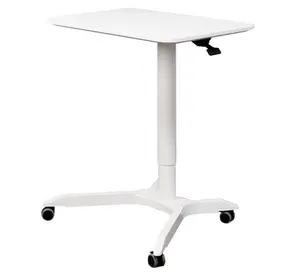 卡特梅多功能办公桌燃气升降可调高度电脑家用桌子可移动站立书桌