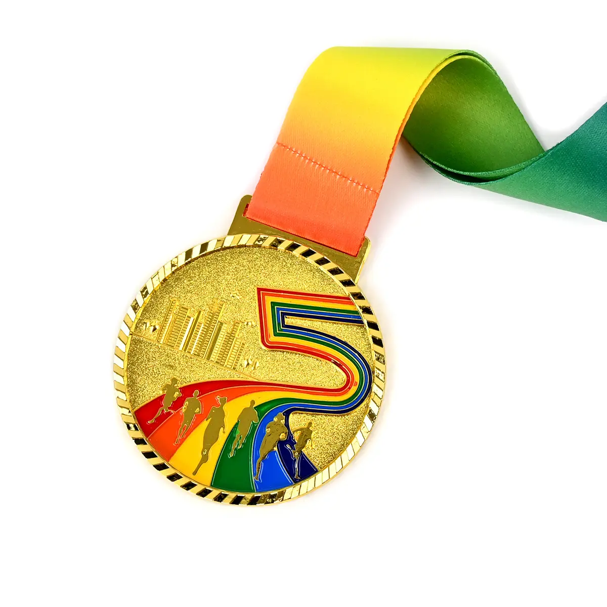 Medalhas de metal personalizadas para corrida 3D, logotipo impresso em branco para taekwondo, futebol, karatê, basquete, medalhas e troféus