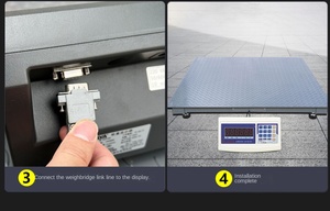 उच्च गुणवत्ता वाले पोर्टेबल 1*1 मीटर 1000kg औद्योगिक फर्श पैमाने पर भारी शुल्क के नेतृत्व में बिक्री के लिए उच्च गुणवत्ता वाले वजन वाले पैमाने - Product Image 5