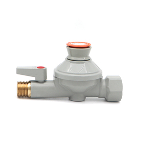 Tubería de gas natural Seguridad del hogar Aluminio Baja presión Cierre automático Regulador Válvula reductora <span class=keywords><strong>Bola</strong></span> de potencia manual - Product Image 1