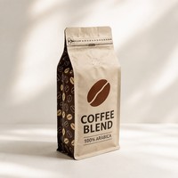 Sacs à café personnalisés JIAHE, écologiques, refermables, résistants à l'humidité, durables, pour la vente au détail et la vente en gros