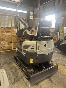 Nouvelle mini-excavatrice sur chenilles de 1 tonne, grue de construction hydraulique grise, excavatrice d'occasion de 1,8 tonne, 1 tonne, 2 tonnes - Product Image 2