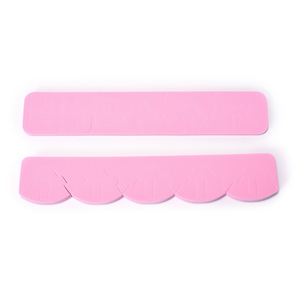 Support d'entraînement en plastique rose pour nail art, support réutilisable pour présentation de faux ongles, idéal pour la formation en manucure et l'utilisation en salon - Product Image 4