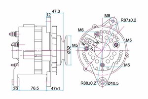 Venta caliente <span class=keywords><strong>alternador</strong></span> rectificador de silicio automotriz de alta calidad 27020-61150 27020-13130 LRA00679 LRA679 - Product Image 2