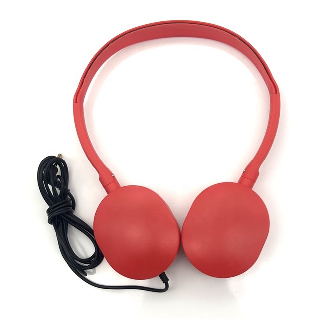 Wired Aviation Headset Manufacturer Newest Colored Cute Headphone for MP3/MP4