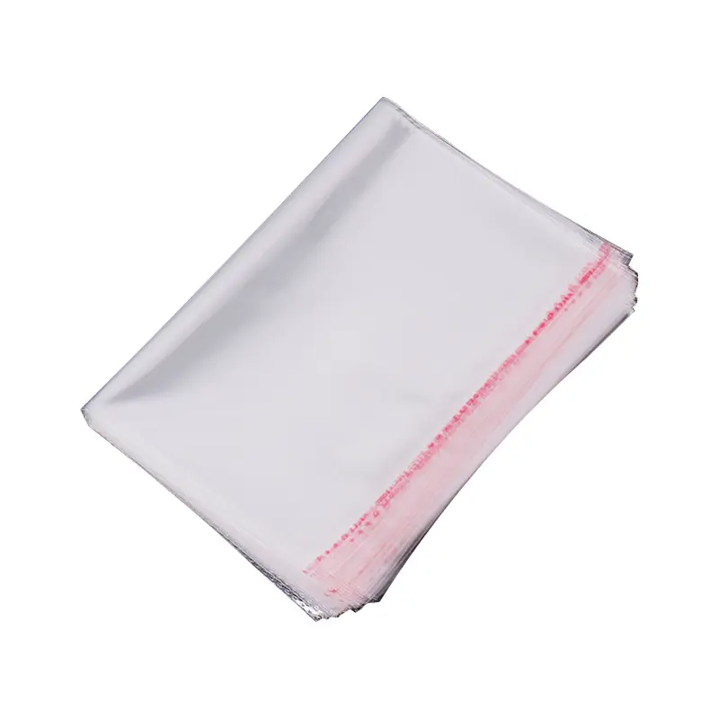 Saco opp de plástico transparente adesivo auto-vedante personalizado do saco opp