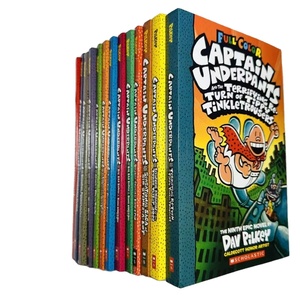 2025 New Pulida Arrived 14 Pcs/set Captain Underpants Full Color Smooth Paper <span class=keywords><strong>Comic</strong></span> Dav Pilkey Picture <span class=keywords><strong>Comic</strong></span> Books for <span class=keywords><strong>Kids</strong></span>. - Product Image 1