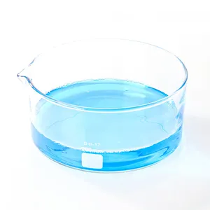 Laboratory glassware thick-walled high boro 3.3 glass crystallizing dish lab