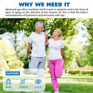 Capsules pour la santé des articulations et de la peau, <span class=keywords><strong>acide</strong></span> <span class=keywords><strong>hyaluronique</strong></span> liposomal, compléments alimentaires à base de plantes pour les personnes d'âge moyen et les personnes âgées - Product Image 3