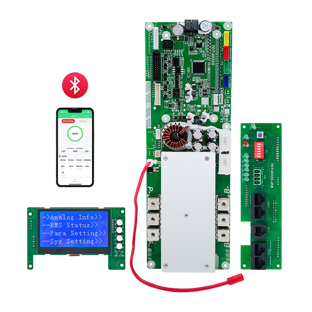 TDT TDT-6032 House Energy Storage BMS 8S 16S 48V 150A 200A Lithium-ion Lifepo4 15 Parallel RS485 CAN BT Inverter PCBA OEM ODM CE