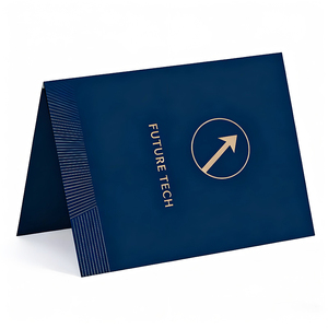 Giao hàng nhanh tùy chỉnh quảng cáo khuyến mãi A4 A5 giấy tài liệu trình bày tập tin thư mục với hai túi - Product Image 1