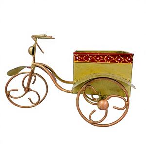 Artisanat métallique, décoration d'intérieur, décoration de table, objet décoratif, composants métalliques découpés et façonnés à la main, revêtement en poudre, art déco, Diwali - Product Image 1